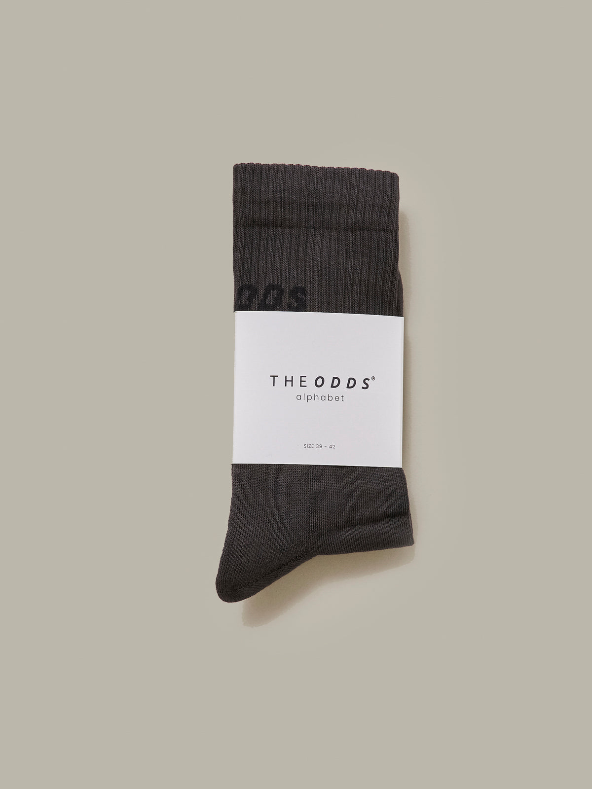 Neo Socks With The Storm Grey Tone-On-Tone Logo/ alphabet