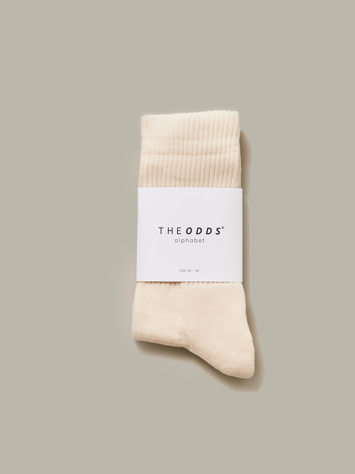 Neo Socks With The Buttercream Tone-On-Tone Logo/ alphabet