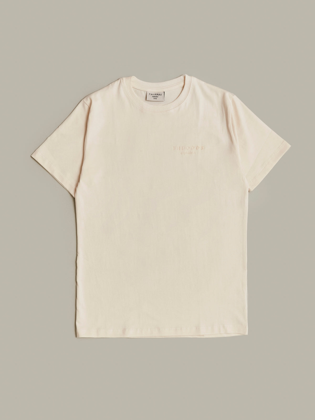 Buttercream Regular Fit T-Shirt/ alphabet