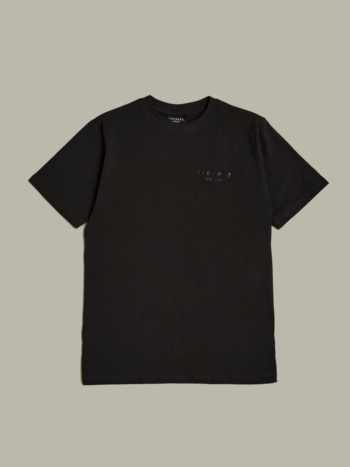 Storm Grey Regular Fit T-Shirt/ alphabet