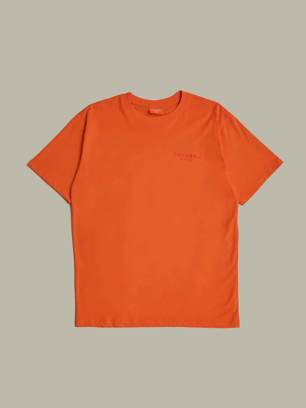 Odd Orange Regular Fit T-Shirt/ alphabet