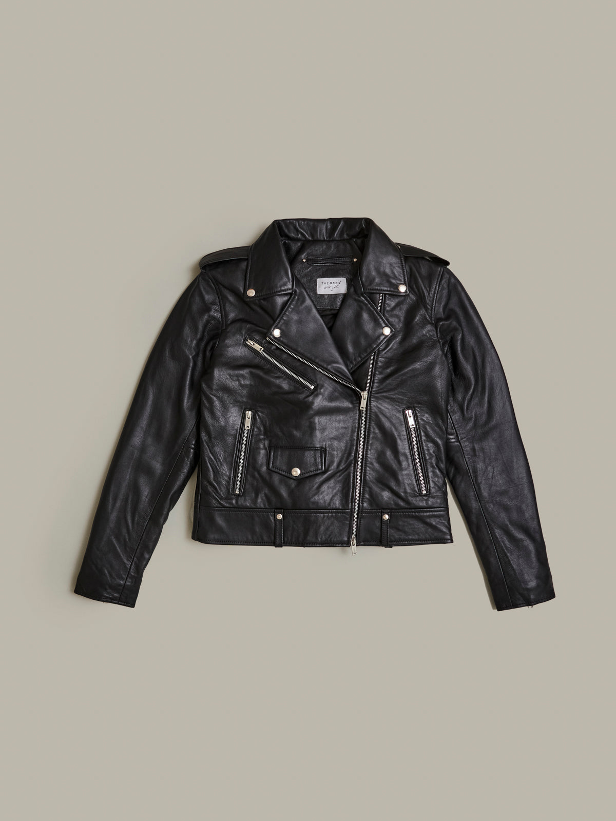 Carbon Gloss Leather Jacket Women/ LMTD Edition